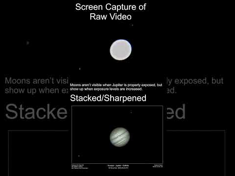 What Jupiter Looks Like in an 8” Telescope #telescope #jupiter #celestron #zwo