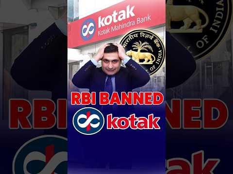 Why RBI Banned Kotak Mahindra Bank? | Kotak Mahindra Bank Crises | What about Customer Money?