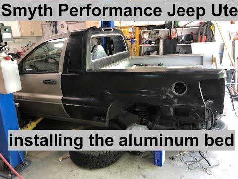 Smyth Jeep Ute building the bed