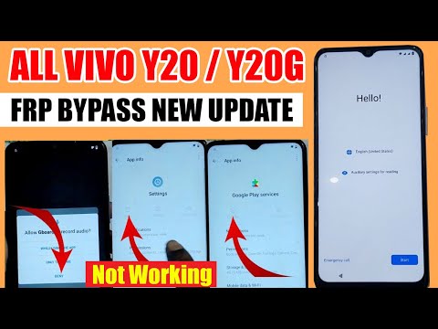 Vivo y20 FRP Bypass Without PC New Update | All Old Method Not Working