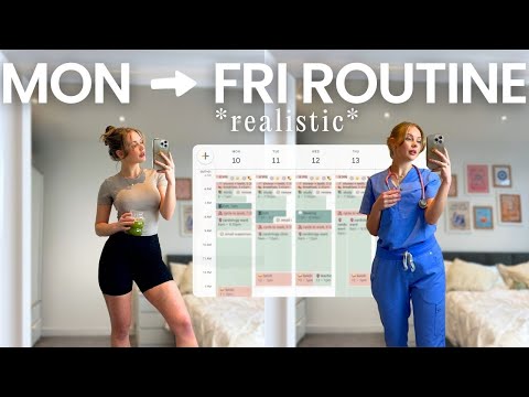 doctor’s *realistic* weekday routine | a week on psychiatry