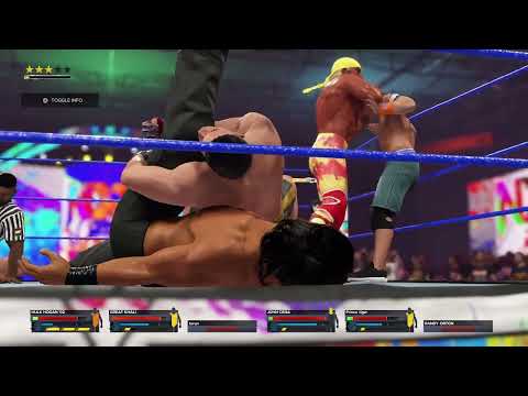 hulk hogan vs great Khali vs tarun vs John Cena vs Prince tiger vs randy orton WWE 2k24