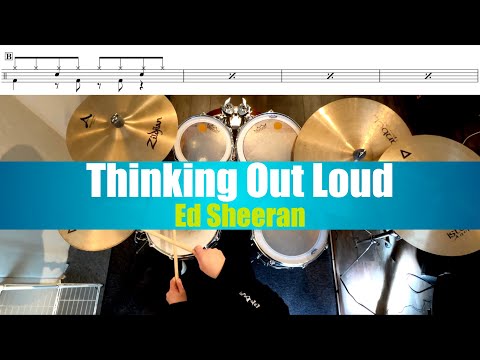 Thinking Out Loud-Ed Sheeran叩いてみた Drum cover  ドラム練習動画