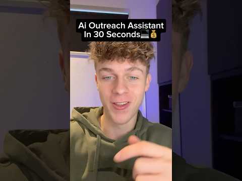 Build an Ai Outreach Assistant In 30 Seconds📲🔥 #shorts