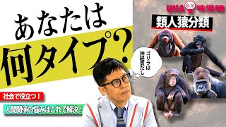 【類人猿診断】社会で役立つ性格分類！【あなたの類人猿タイプは？】