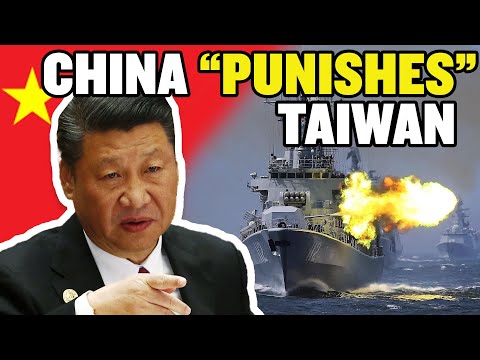 China Conducts MASSIVE Military Drills Near Taiwan