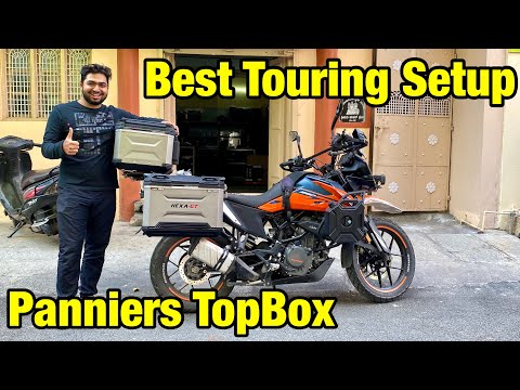 BEST Touring LUGGAGE SYSTEM For BIKES | HEXA GT | FuelX Pro Installation KTM 390 ADV | TheGeekIndia