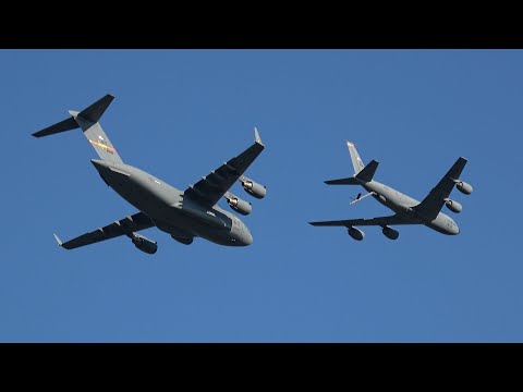 C-17 & KC-135 Air Refueling Demo - EAA AirVenture Oshkosh 2023