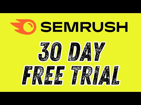 Semrush Free Trial (30 Days) — How to Get One