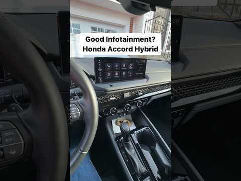 Good Infotainment? Honda Accord Hybrid