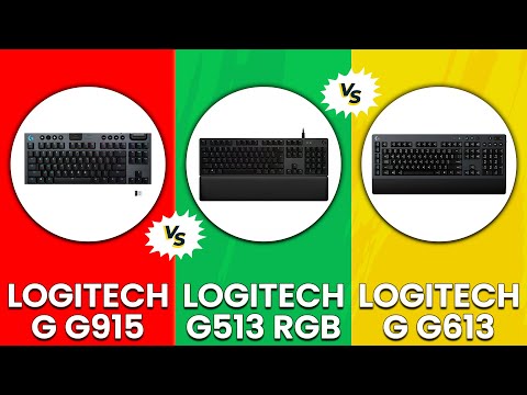 Logitech G915 vs Logitech G513 RGB vs Logitech G613 - Keyboard Comparison! (Which One Superior?)