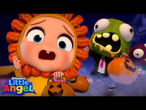 Don't Be Scared Of Halloween Zombie | Little Angel And Friends Kid Songs