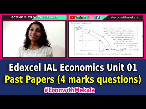 Edexcel IAL Economics Unit 01 - Past Papers (4 marks questions)