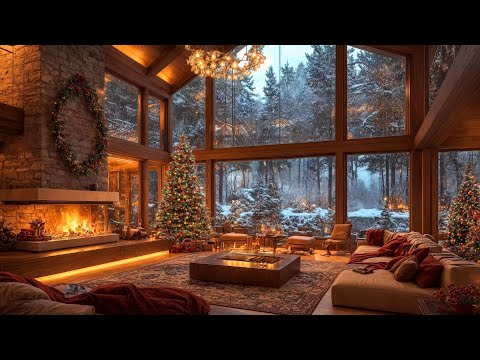 Unwind with Sweet Christmas Jazz Instrumental Music 🎄 Winter Cozy Christmas Ambience for Relaxation