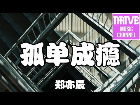 鄭亦辰 - 孤單成癮【孤身站在大街，回憶一點一滴】【2021抖音歌曲】動態歌詞 | 完整版