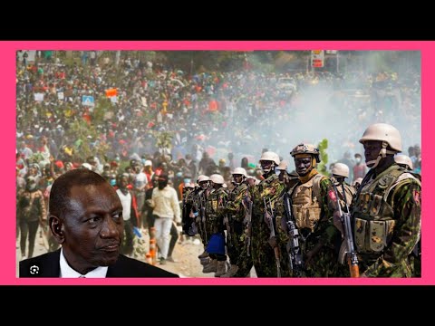 Current situation  in NAIROBI  CBD|ROADS closed no business today|GEN Z NANE NANE TAKES OVER FINALLY