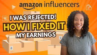 My Amazon Influencer Program Earnings! I was rejected from on-site commission!😩