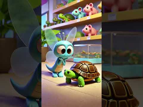 Story Melody: Dragonfly in the Pet Store #shortanimation #story #adorable #animalstories  #3d