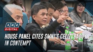 House panel cites SMNI’s Celiz, Badoy in contempt | ANC