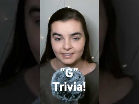 ASMR 5 Trivia Questions That Start With G!