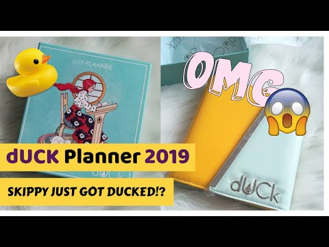 Skippy Got dUCked?! | dUCk Planner 2019 | Skippyskittle