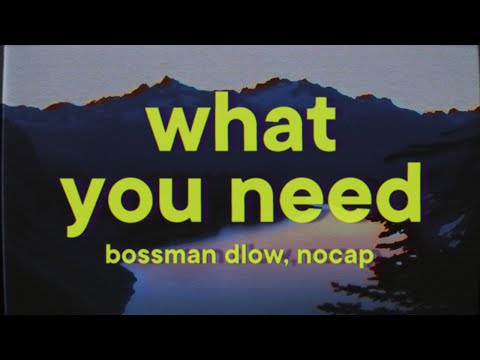 BossMan Dlow, NoCap - What You Need [Lyrics]