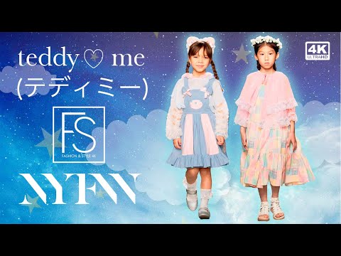 KIDS FASHION  SHOW teddy♡me NEW YORK FASHION WEEK 卒業生ブランド 4K Designer and Kid Model Interviews