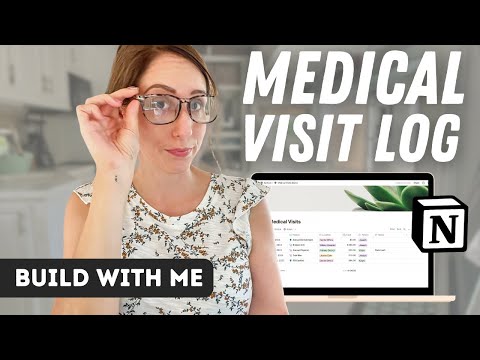 Tracking Medical Visits in Notion | Go Paperless + Build a Simple Medical Log With Me!