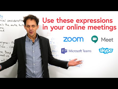 Improve your English: Phrases for your online meeting