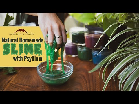 Natural Homemade Slime with Psyllium