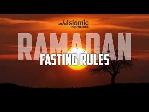 FASTING RULES OF RAMADAN