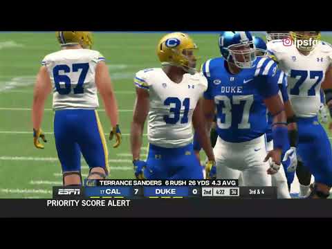 #17 Cal vs. Duke (Dynasty Game) | CFB Revamped Legacy Season Week 5 | Jefe on Commentary