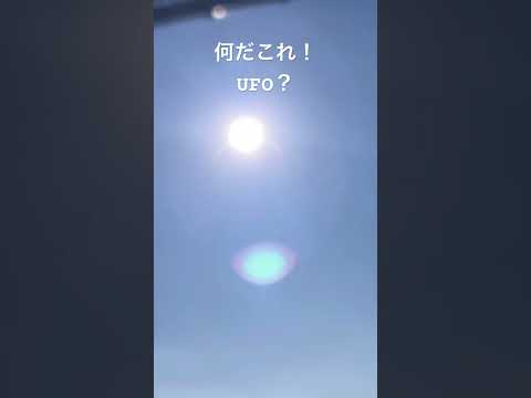 【何だこれ❕】UFO   空を見ていたら突然、謎の光が。#shorts