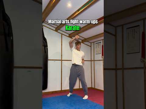 How different martial arts warm-up…