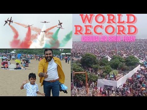 #worldRecord #ChennaiAirshow2024 @ #Marinabeach #today_breaking_news #trafficjam @ Chennai #airshow