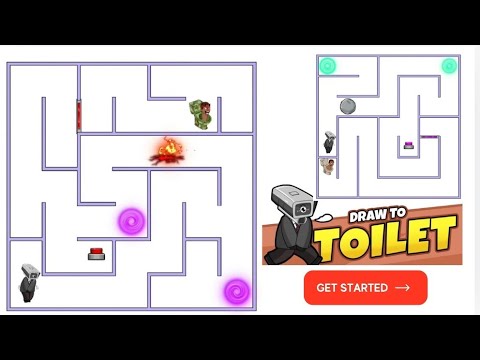 Toilet Trouble: Can You Beat These Crazy Puzzles? #gaming #skibiditoilet #trendinggame