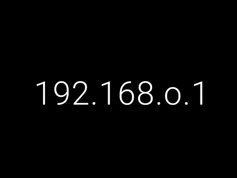 192.168.o.1