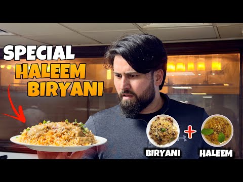 trying Special Karachi style Biryani Haleem in Al-Jadeed restaurant Jeddah Saudi Arabia