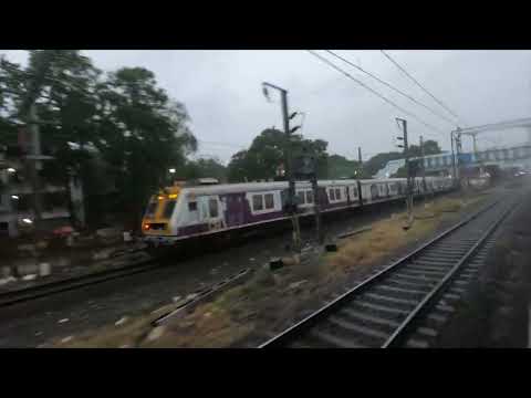 Thane to Dombivali Fast Train Journey #MumbaiTrain #MumbaiLocal #मुलुंड #डोंबिवली #ठाणे