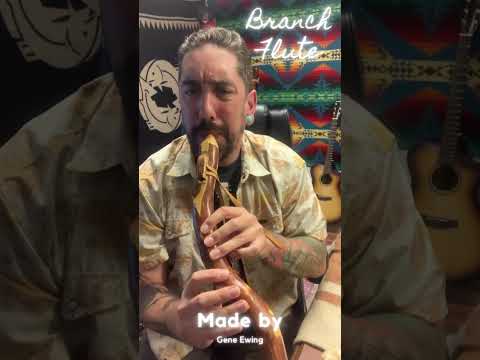 Twisted Branch Flute made by Gene Ewing