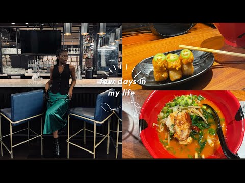 a few days in my life vlog | skii| illusion museum| nails| food|v-day