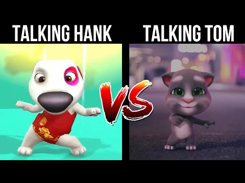 Toca Toca Anime Dance BATTLE | TALKING HANK  VS TALKING TOM