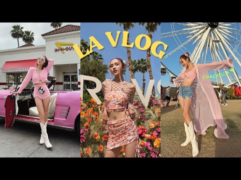 LA VLOG | 親眼見證2NE1合體😭、首次參與Coachella盛典、航班因為一件神秘行李延誤6小時差點哭 | Jestinna