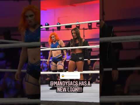 Mandy Rose with GiGi Dolin & Jacy Jayne beat Kayden Karter in WWE NXT Match | WWE Diva Stars #shorts