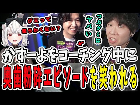 【スト6】かずーよをコーチング中に…奥歯粉砕エピソードをリスナーにリークされて笑われるドンさん【三人称/ドンピシャ/STREET FIGHTER 6/切り抜き】