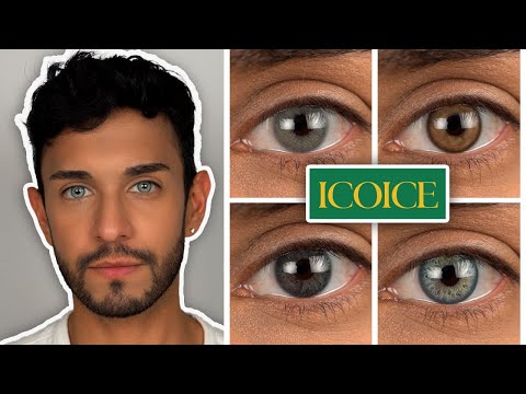 NEW Colored Contact Lenses by ICOICE | Review!