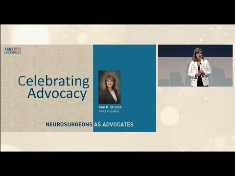 Ann R. Stroink, MD, FAANS, AANS Presidential Address