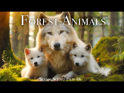 Animals That Call The Forest Home | Forest Wildlife in 4K | Scenic Relaxation Film