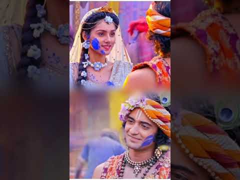 होली राधा संग नन्दलाल खेलते#shortvideo #youtubeshorts #radhakrishna #holispecial