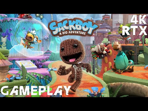 Sackboy A Big Adventure Gameplay 4K Ray Tracing PC No Commentary